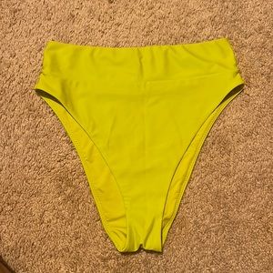 High waisted bikini bottom